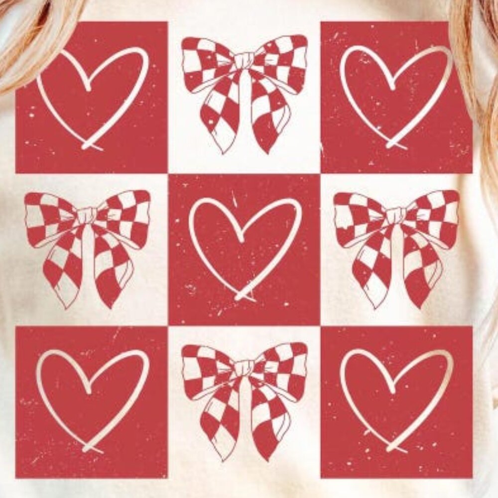 Valentines Shirt, Retro Valentine's Day Shirt, Valentines Love Shirt - Picture 2 of 3
